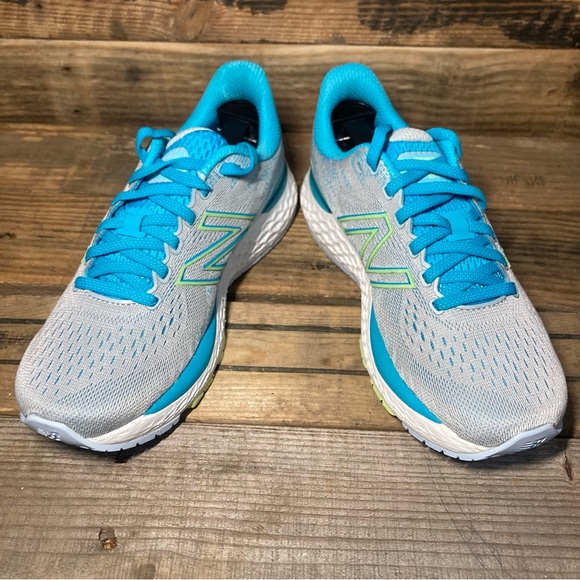 New Balance Athletic Shoes in Gray and Blue - Picture 4 of 8